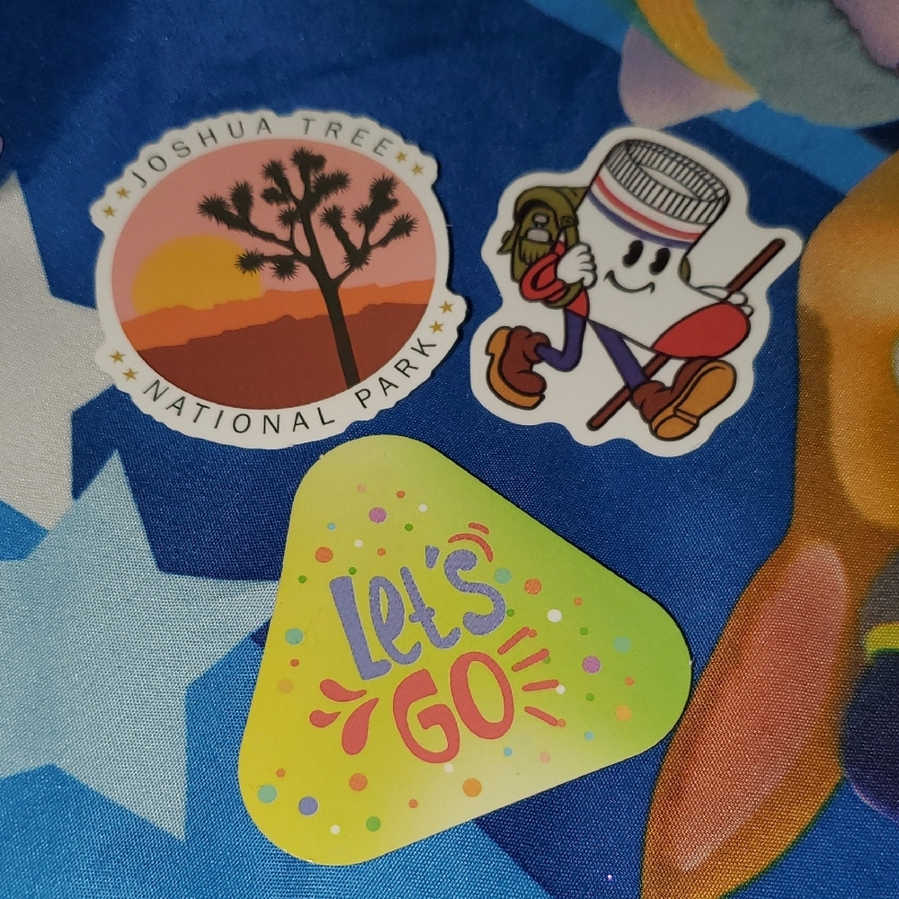 🌈FREE W/BUNDLE🌈 Set Of 3 Hiking National Park Stickers